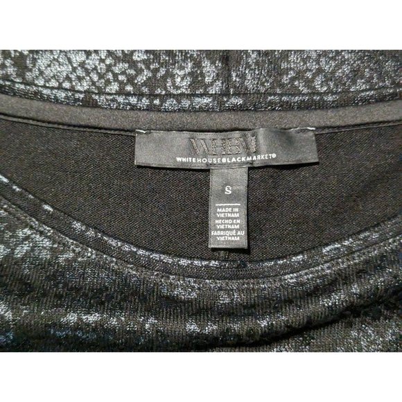 White House Black Market long sleeve snake Dolman print‎ Dolman Tunic S - Picture 5 of 9